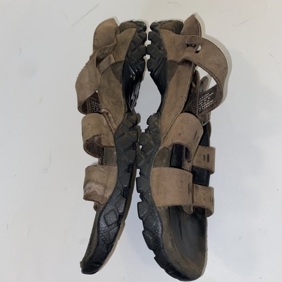 Men\'s Size 9 Nike ACG Hiking Sandals Leather 190069 Leather Strap Beach Walking main image 6